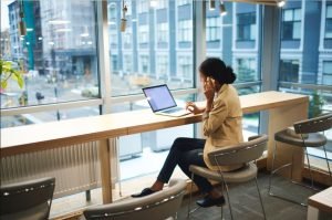 comfortable work environment with commercial window tinting